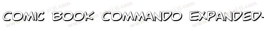 Comic Book Commando Expanded字体转换